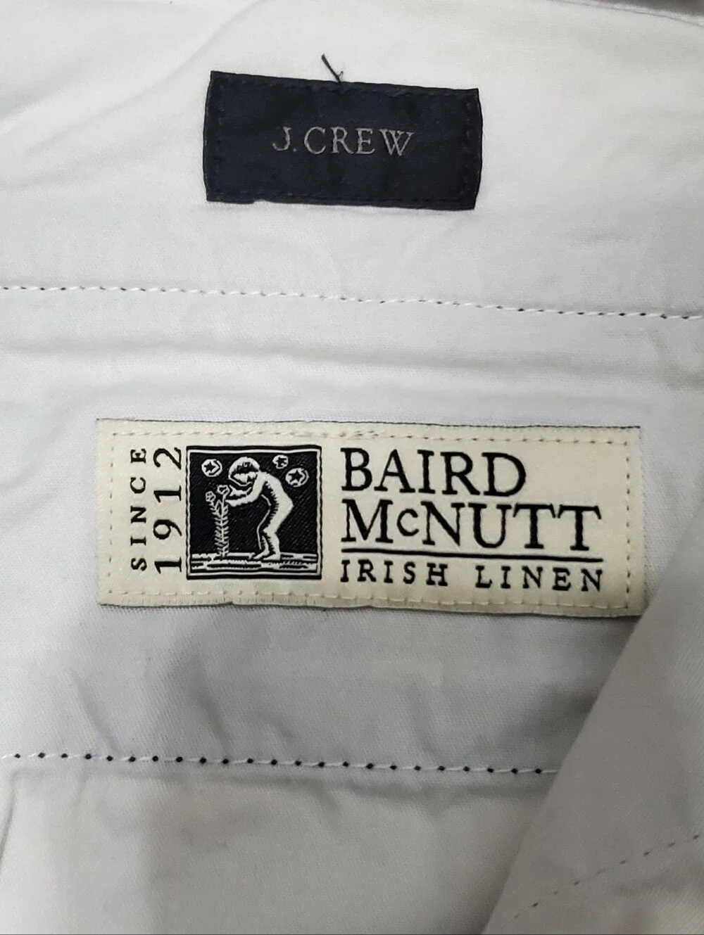 J. Crew 770 Straight Fit McNutt Linen Blend Chino Pants Blue 32 Waist